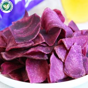 چیپس سیب زمینی شیرین بنفش