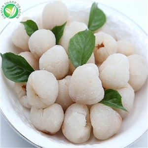 لیچی پوست شده در یخ زده